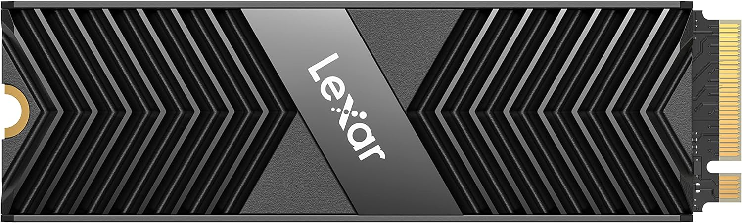 Lexar Professional NM800 PRO with Heatsink M.2 2280 PCIe Gen4x4 NVMe 1.4 Internal SSD, Up to 7500MB/s Read, 6300MB/s, Internal Solid State Drive for PS5, Gamer s Lexar Professional NM800 PRO with Heatsink M.2 2280 PCIe Gen4x4 NVMe 1.4 Internal SSD, Up to 7500MB/s Read, 6300MB/s, Internal Solid State Drive for PS5, Gamer s
